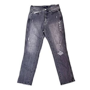 NWT Gap‎ Womens Grey High Rise Vintage Slim Straight Leg Jeans Size 4/27R